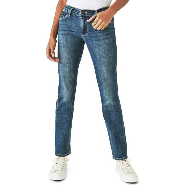 Lucky Brand Women's Mid Rise Sweet Straight Jeans  Tanzanite  25W x 30