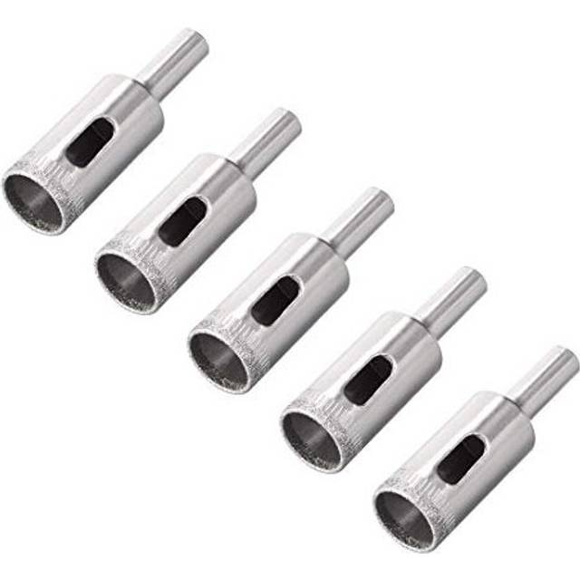 16mm Diamond Drill Bits Hole Saws for Glass Tile Porcelain Marble Ceramic Bottles Pots Brick Pack of 5