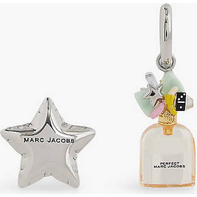 Marc Jacobs Womens Silver/pinkthe Mini Icon Perfect Earrings - Silver/pink Multi