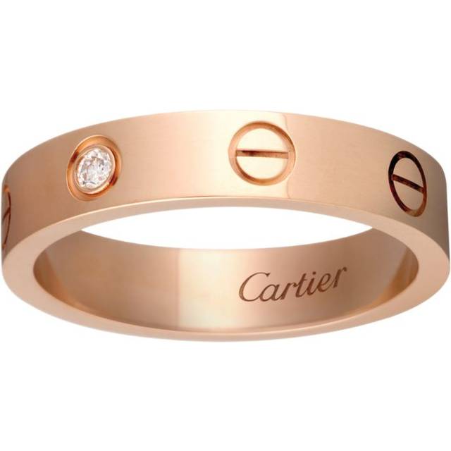 Cartier Rose Gold and Diamond Love Wedding Band - 46