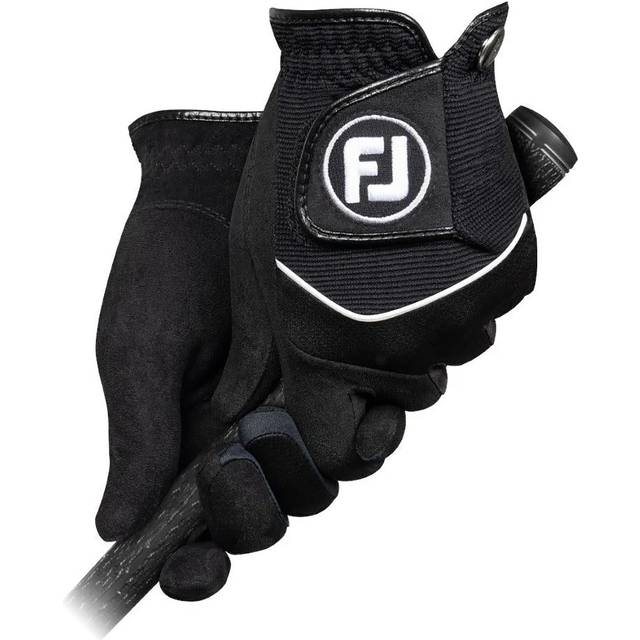 FootJoy Rain Grip Golf Glove Black (Right Handed Golfer) - Small