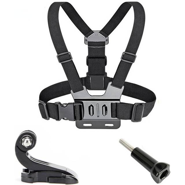 (Chest Strap Set) Chest Strap Mount Belt for Gopro Hero 10 9 8 5 4 Insta360 R X2 DJI OSMO Action Camera Harness for Go Pro SJCAM EKEN Accessories