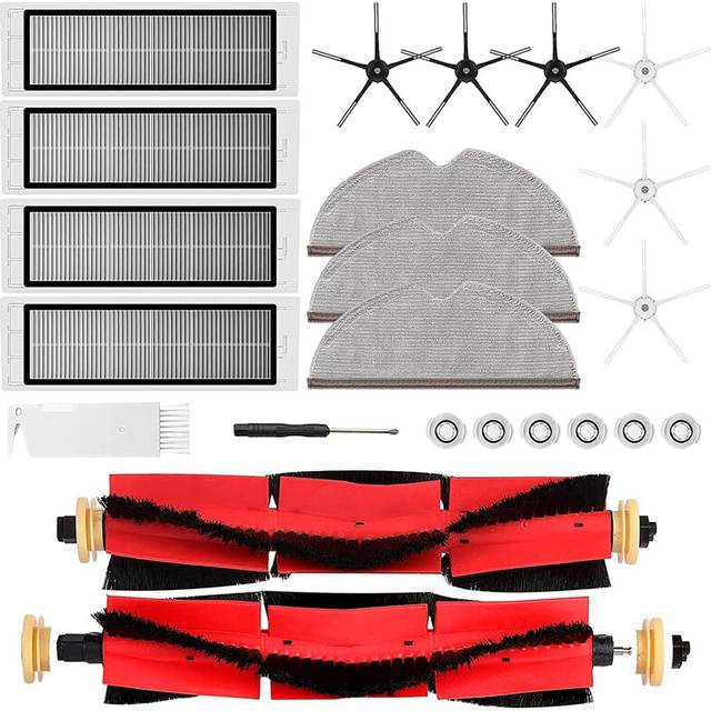Promotion!Main Brush Hepa Filter Mop Pads For Xiaomi Roborock S6 Maxv S6 S6 Pure E4 S4 Max S4 S5 S5 Max S5 Replacement Accessori