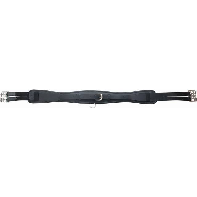 Adjustable leather horse girth T de T - Noir
