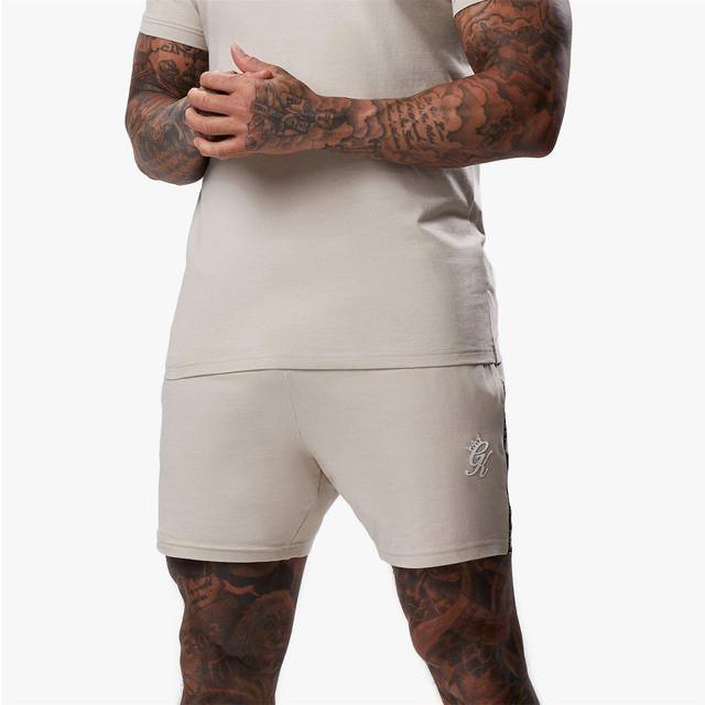 Gym King Taped Jersey Short - Light Stone Xl