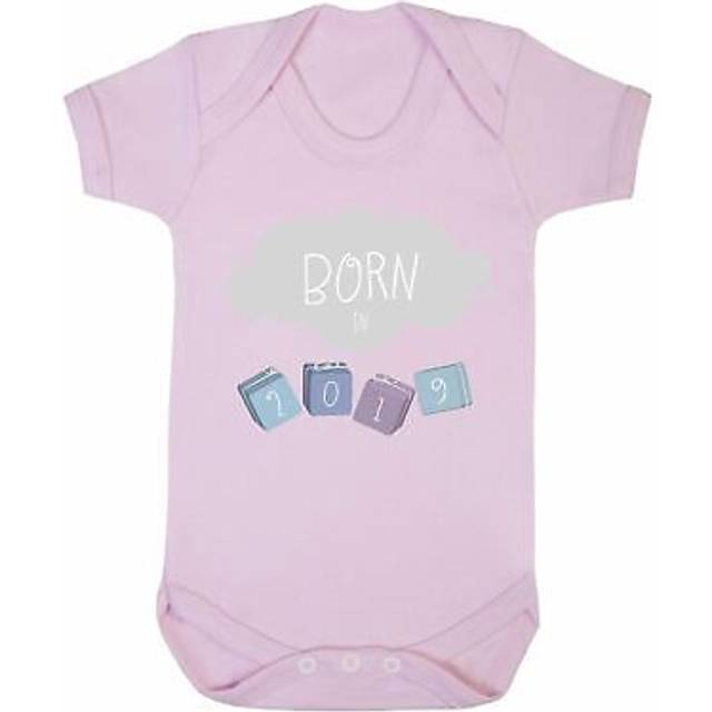 Born in 2019 babygrow - gift kids romper xmas birthday present body suit cute