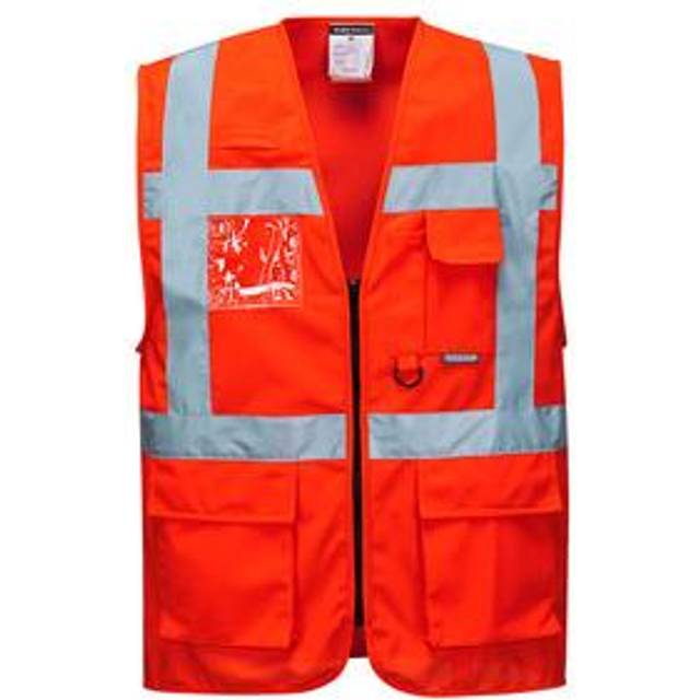 Portwest Berlin Executive Vest S476 Red L Colour: Red, Size: L