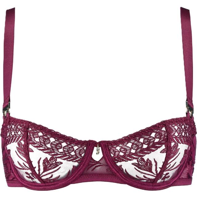 Magnetic Spell Underwired Half-Cup Bra Crimson - Red (38B)