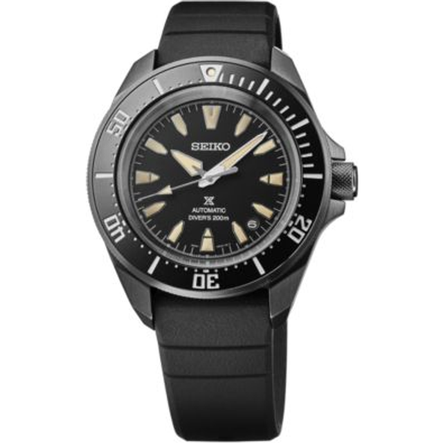 SEIKO Prospex Sea Automatic 41.7MM Men's Watch SRPL15 - Black - 41.7 mm