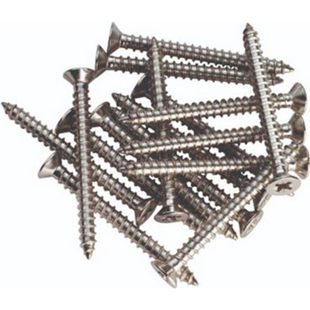 16 Pack - Hinge Wood Screws - 5mm X 31mm Pz2 - Door Frame Fixings
