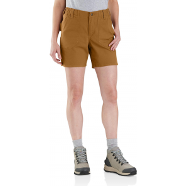 Carhartt Rugged Flex Canvas Work, shorts women , color: Light Brown , size: W18