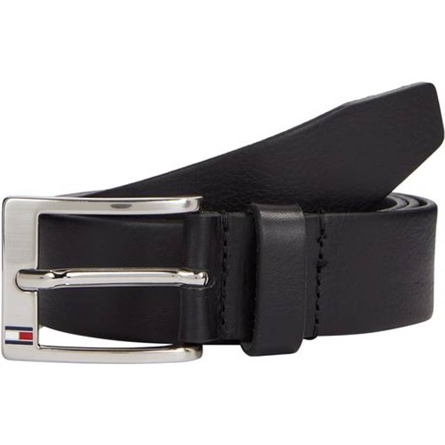 Tommy Hilfiger for man. AM0AM08363 Leather belt New Aly black (80 cm), Casual