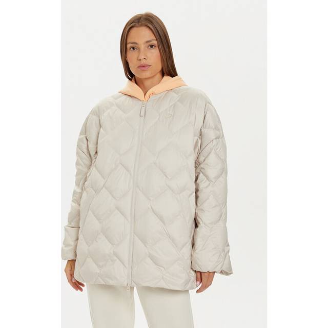 New Balance Women's Pinnacle Bomber in Grey Polywoven, size Medium