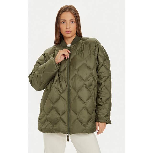 New Balance Women's Pinnacle Bomber in Green Polywoven, size Medium