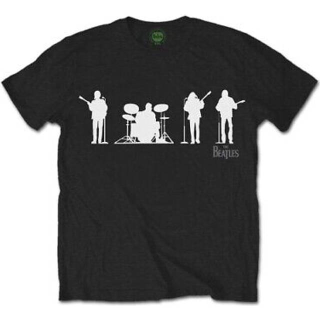 (XXL, Black) The Beatles Saville Row Line Up Tee