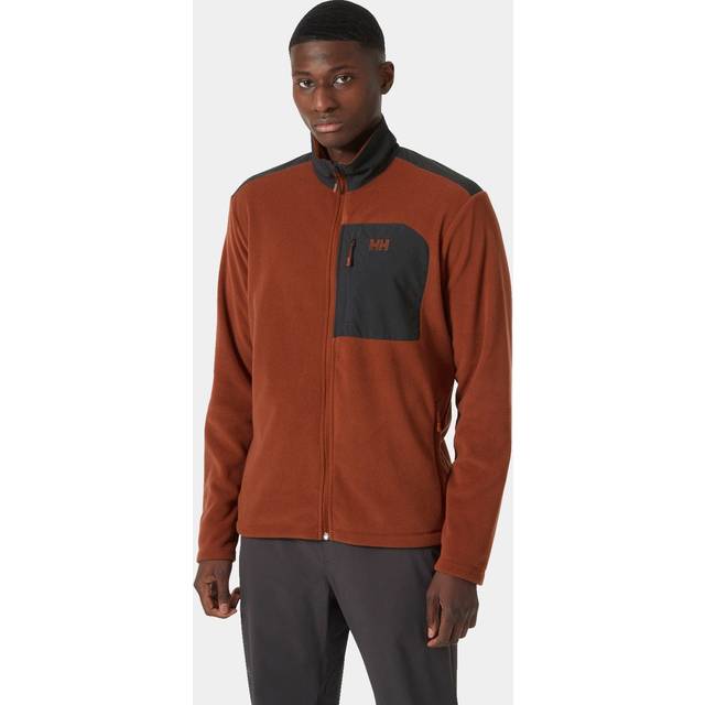 Helly Hansen Daybreaker Block Fleece Jacket - Fleecetröjor - Herr Iron Oxide L