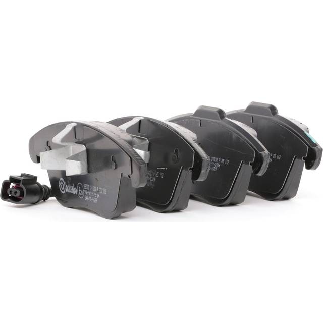BREMBO P 85 112 Bromsbeläggsats PRIME LINE inkl. slitvarnarkontakt, Anti-skrik-plåt, med tillbehör