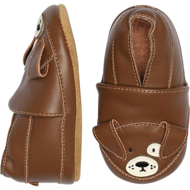 Melton Skinntofflor - Cocoa Brown m. Hund - Melton - 20/21 - Skinnskor