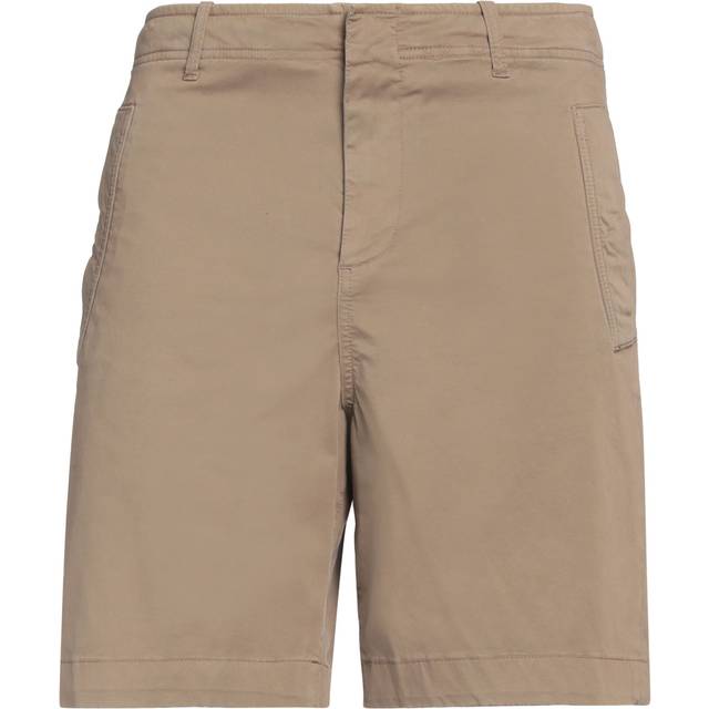 Dunhill Man Shorts & Bermuda Shorts Khaki Size 34 Cotton, Elastane - Beige