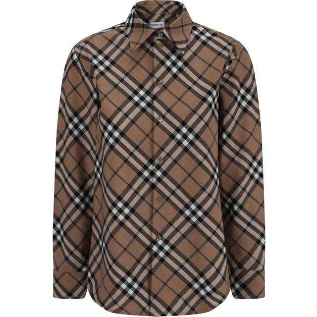 Burberry 'Check' Shirt - Brown - 8 UK