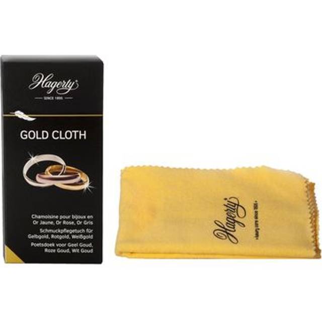 Hagerty gold cloth impregnated gold cleaning cloth for yellow, red, white gold