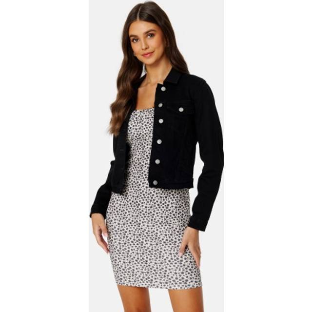 Happy Holly Stretch Denim Jacket Grey-black 34