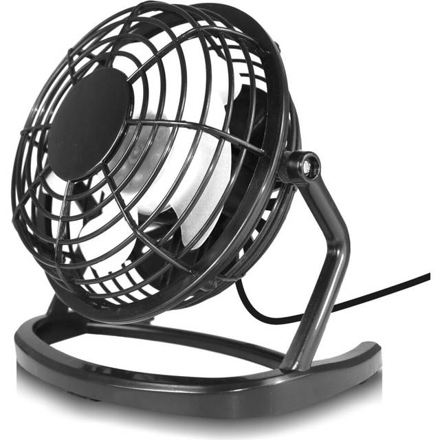 Kingavon Mini Usb Plastic Portable Desk Top Fan - Black