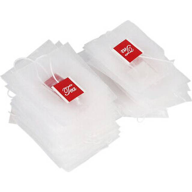 100Pcs New Style Nylon Empty Tea Infuser Herb Spice Filter Strainer Bags With String Household