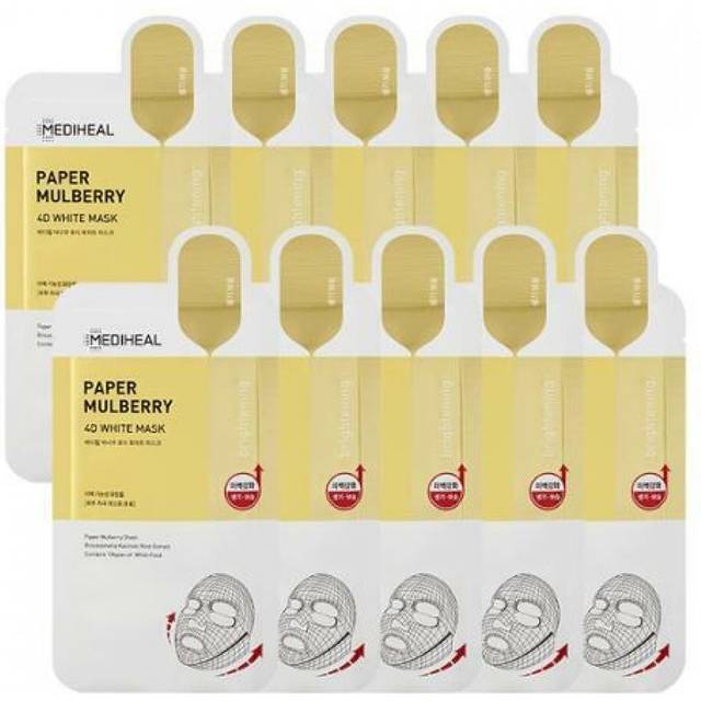 Mediheal New Mediheal Mulberry 4d White Mask 10 Sheets