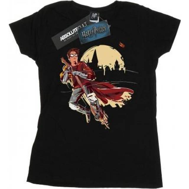 Quidditch Seeeker Cotton T-Shirt - Black - XL