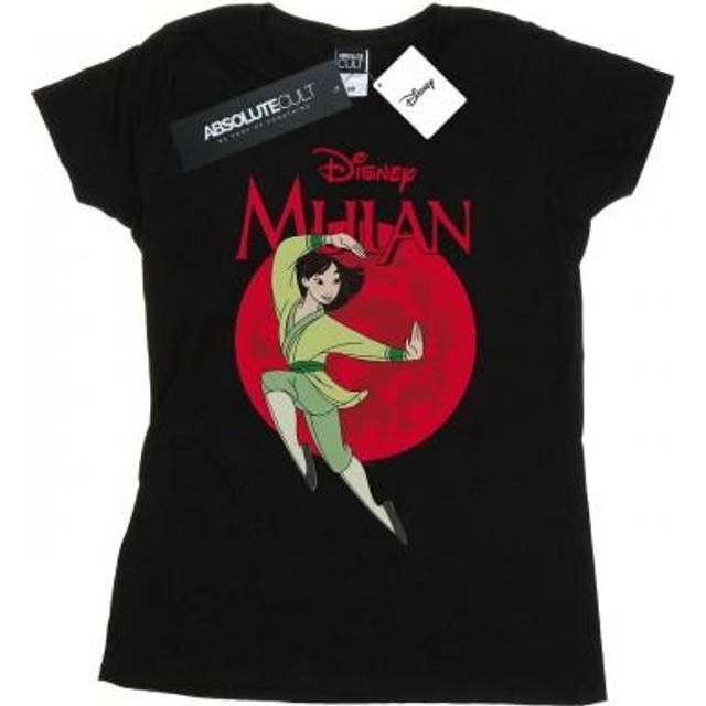 Disney Mulan Dragon Circle T-shirt i bomull för dam/dam XXL vit
