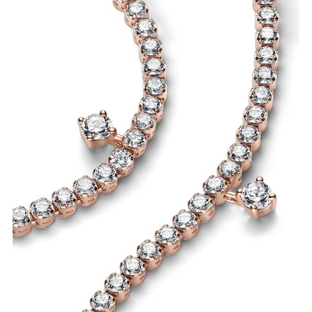 Pandora Timeless 14K Rose Gold Plated Cz Bracelet