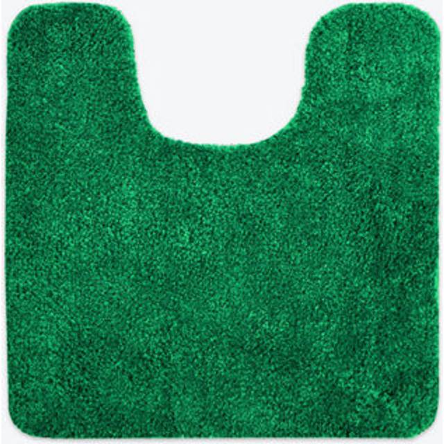 Antron luxury non-slip pedestal mat - dark green