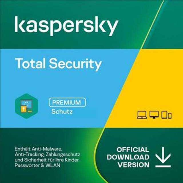 Kaspersky Total Security - 1 Gerät - 1 Jahr, Download