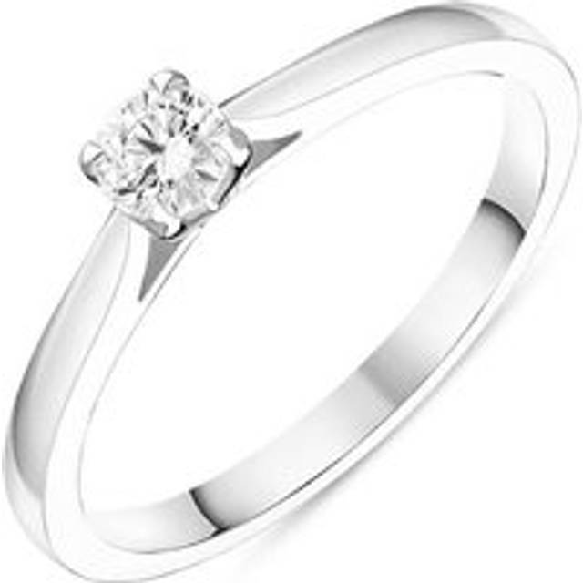 Platinum Brilliant Cut 0.20ct Diamond Solitaire Ring