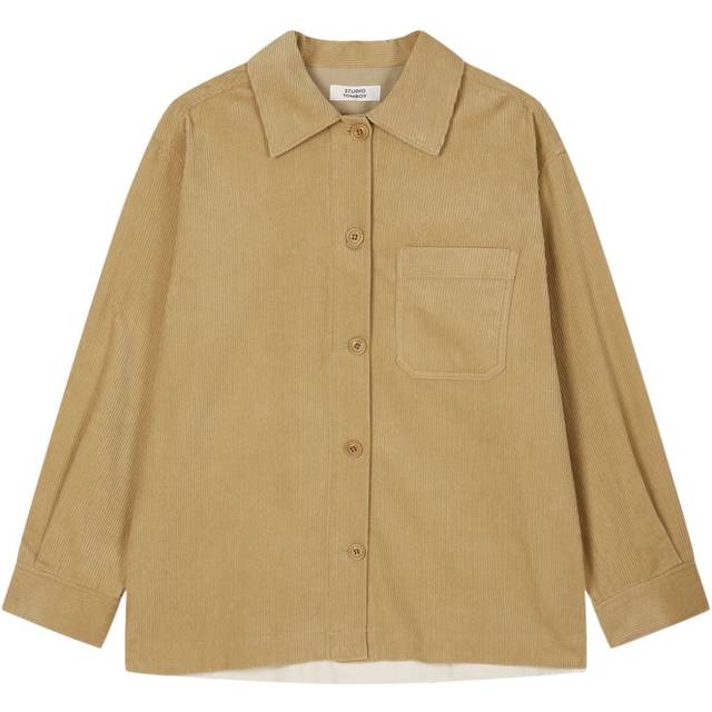 STUDIO TOMBOY - corduroy shirt - women - Cotton - One Size - Neutrals