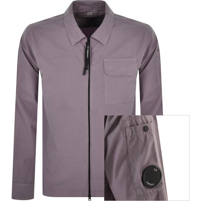 CP COMPANY Men's Full-Zip Overshirt - Purple