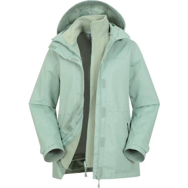 Mountain Warehouse Womens/Ladies Fell II 3 In 1 Jacket (Light Khaki) - Size 16 UK
