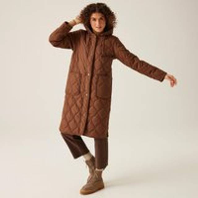 Regatta Womens Jaycee II Full Zip Longline Padded Jacket 20 - Bust 45' (114cm)