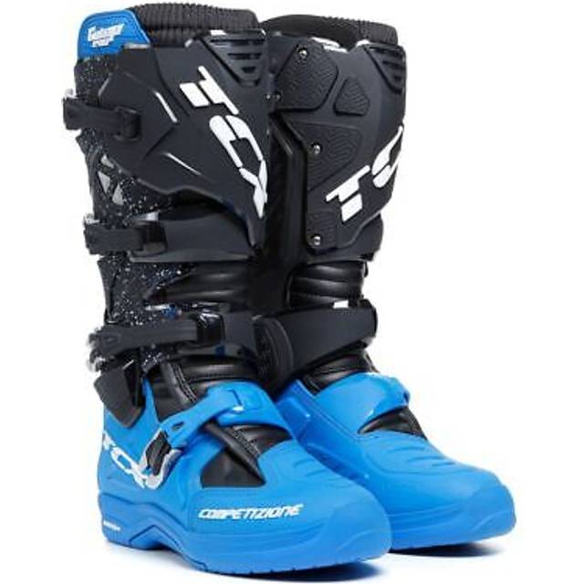 Tcx - Comp Evo 2 Bottes Moto Offroad Homme - Bottes - Men - Black/blue - 38 - BLACK/BLUE