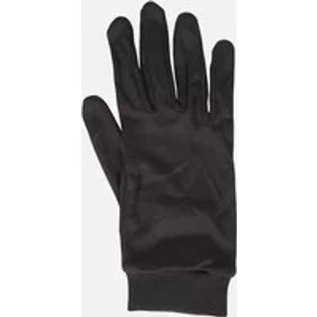 Mountain Warehouse Adult Silk Gloves (S) - Black