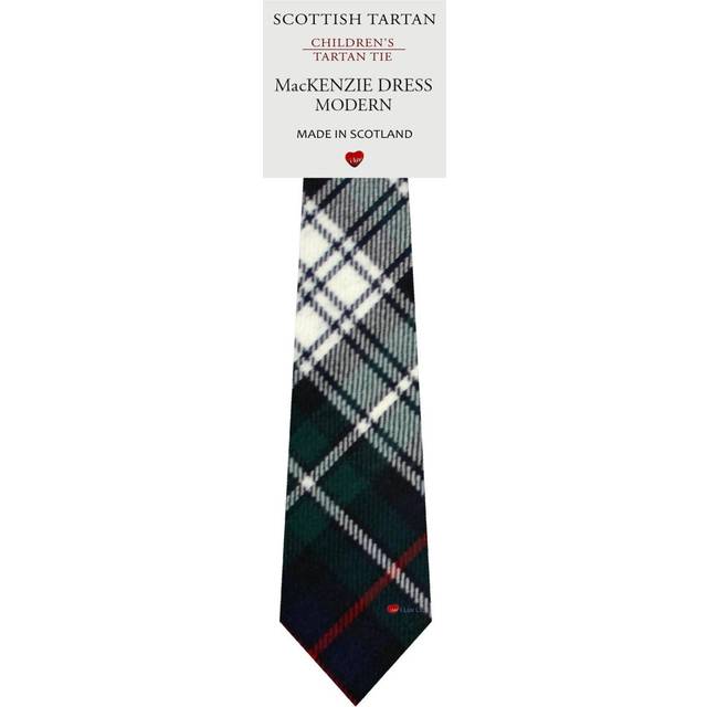 Boys All Wool Tie Woven And Made in Scotland in MacKenzie Dress Modern Tartan