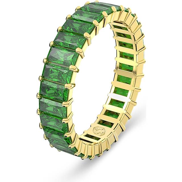 Swarovski Matrix Baguette Color Crystal Band Ring