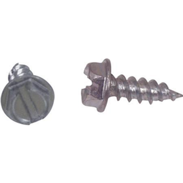 AP Products 012-TR1000 8 X 3/4 MH/RV Unslotted Hex Washer Head Screw Pack of 1000 - 3/4 Zinc