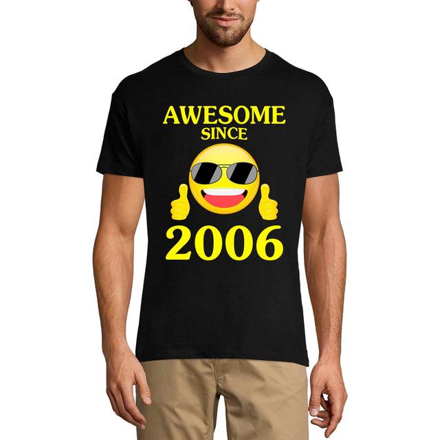 T-shirt herr, fantastisk sedan 2006 - Present till 14-årsdagen T-shirt XS silver sand färg
