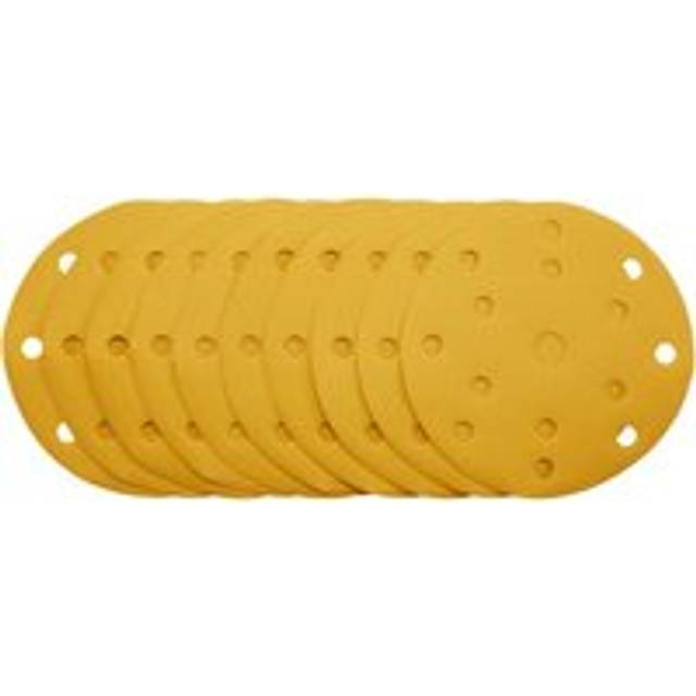 Draper 08477 Gold Sanding Discs-Hk&Loop 150mm 320 Grit15 Dust Extr...