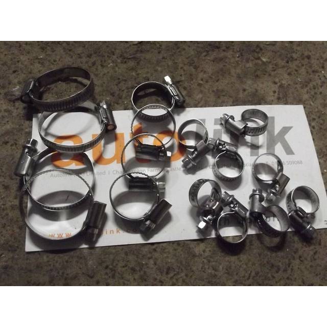 Radiator cooling hose clip set all hoses mazda mx-5 mk2 and mk2.5 mx5 16 clips