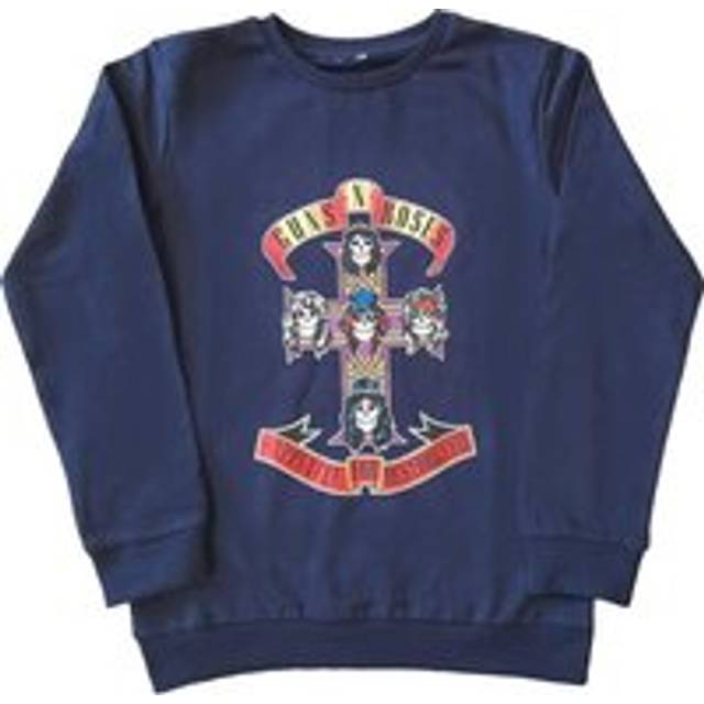 (9-11 Years, Blue) Guns N Roses Childrens/Kids Appetite For Destruction Sweatshirt