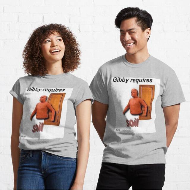 Mens Womens T-shirt gibby requires soil Youth Toddler Short Sleeve Tee Tops Boys
