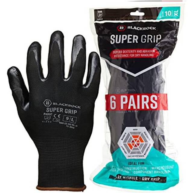 Blackrock Pk 6 Nitrile Super Grip Gloves- you get 19